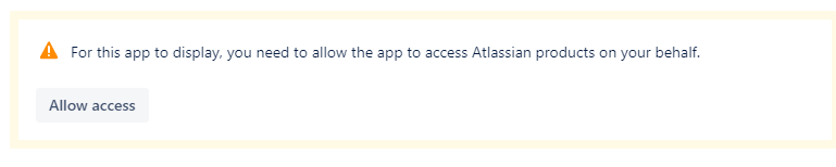Grant Access Dialog