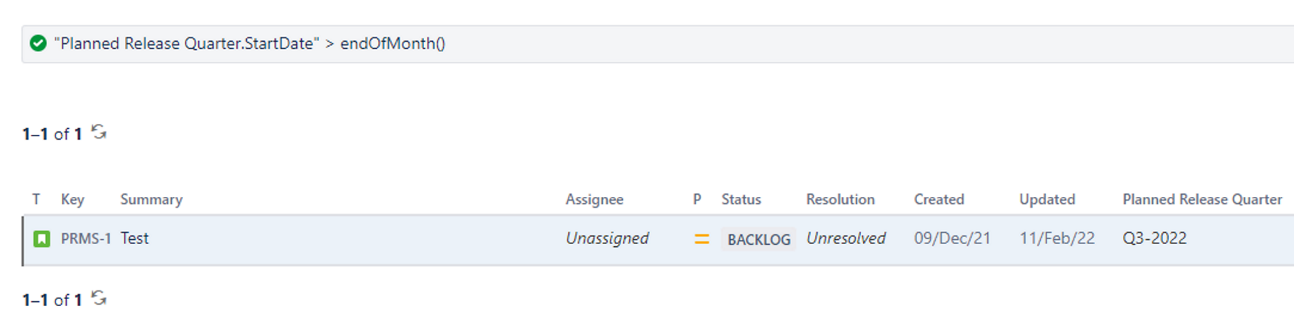 Quarter Field JQL with Date Functions