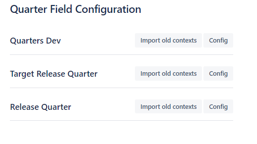 Configuration Settings Import